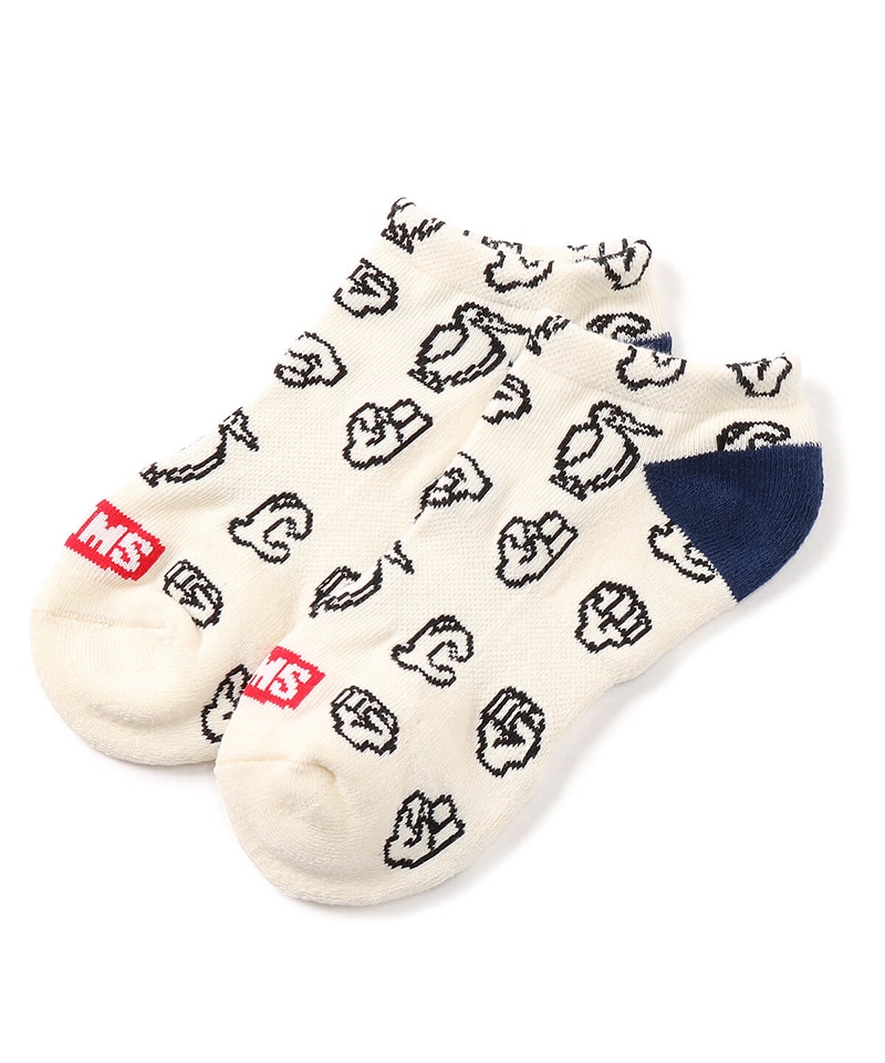 H 総柄 Ancle CHUMS(ヒマラヤソウガラアンクルチャムス(ソックス/靴下))