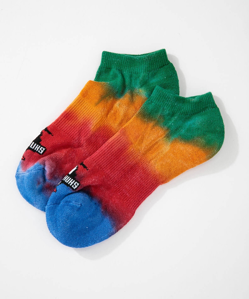 Tie Dye Ankle Socks タイダイアンクルソックス ソックス 靴下 M Sunset フットウェア Chums チャムス アウトドアファッション公式通販