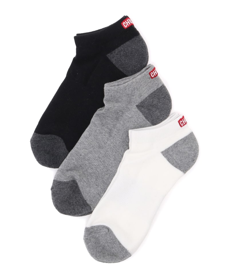 3P CHUMS Logo Ankle Socks(3Pチャムスロゴアンクルソックス（ソックス/靴下）)