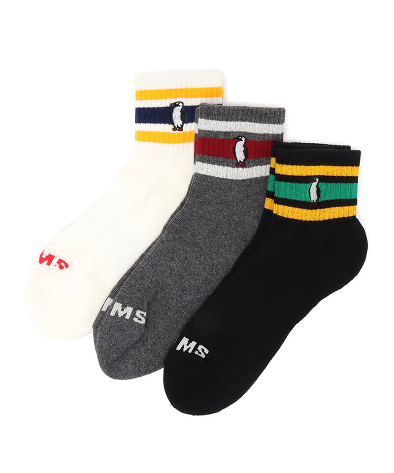 3P Border Crew Socks(3Pボーダークルーソックス（ソックス/靴下）)