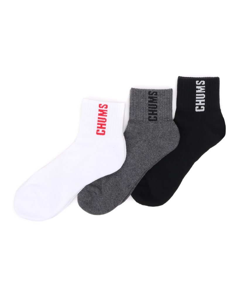 3P CHUMS Booby Crew Socks(3Pチャムスブービークルーソックス（ソックス/靴下）)