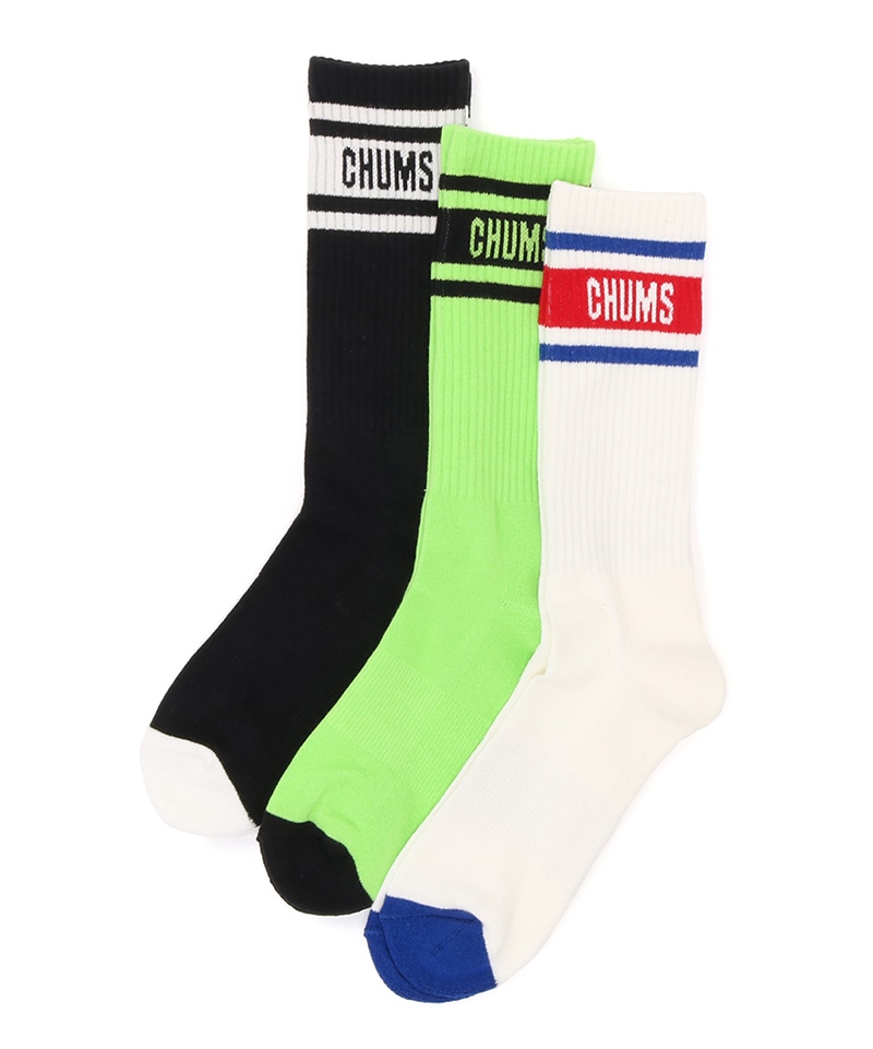 3P CHUMS Medium Socks(3Pチャムスミディアムソックス（ソックス/靴下）)