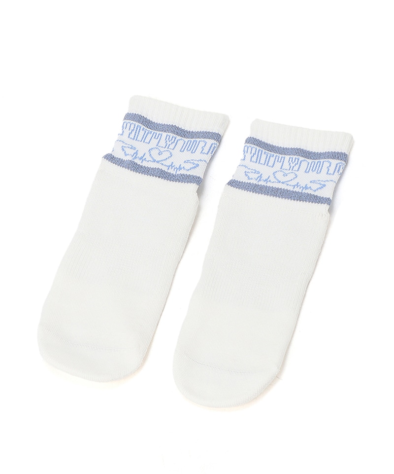 Running Heart Beat Crew Socks(ランニングハートビートクルーソックス（ソックス/靴下）)