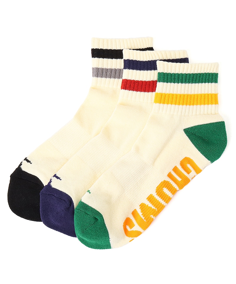 3P Line Crew Socks(3Pラインクルーソックス（ソックス/靴下）)