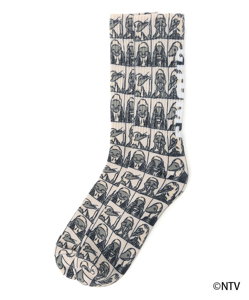 【限定】CHUMS x 葛飾北斎 漫画 Socks(【限定】CHUMS x 葛飾北斎 漫画ソックス（ソックス/靴下）)