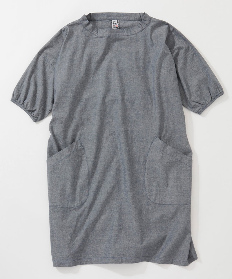 Coller Nep Chambray Dress(カラーネップシャンブレードレス(ワンピース))