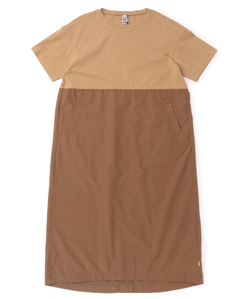 Heavy Weight Utility Pocket Dress/ヘビーウエイトユーティリティポケットドレス(ワンピース)(Womens M  Beige): ワンピース｜スカート|CHUMS(チャムス)|アウトドアファッション公式通販