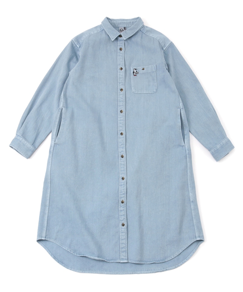 Garment Dyed Shirt One-Piece/ガーメントダイドシャツワンピース 