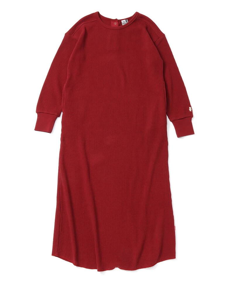 Burgundy |ワッフル2ウェイワンピース