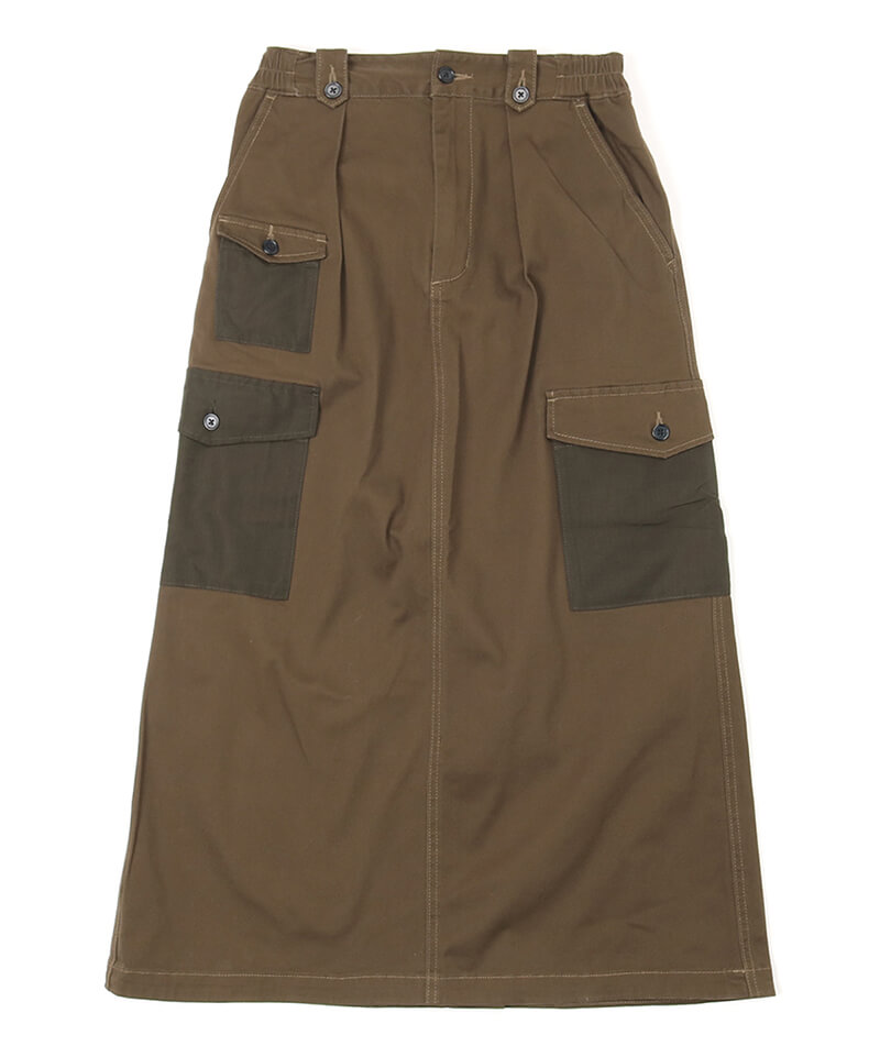 Stretch Camping Long Skirt/ストレッチキャンピングロングスカート(スカート|ボトムス)