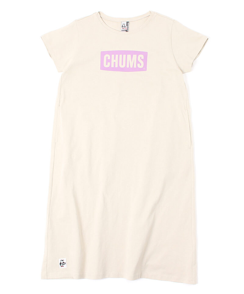 CHUMS Logo Dress/チャムスロゴドレス(ワンピース)(Womens M Greige ...