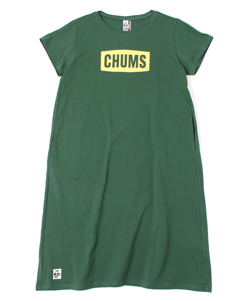 CHUMS Logo Dress/チャムスロゴドレス(ワンピース)(Womens M Greige ...