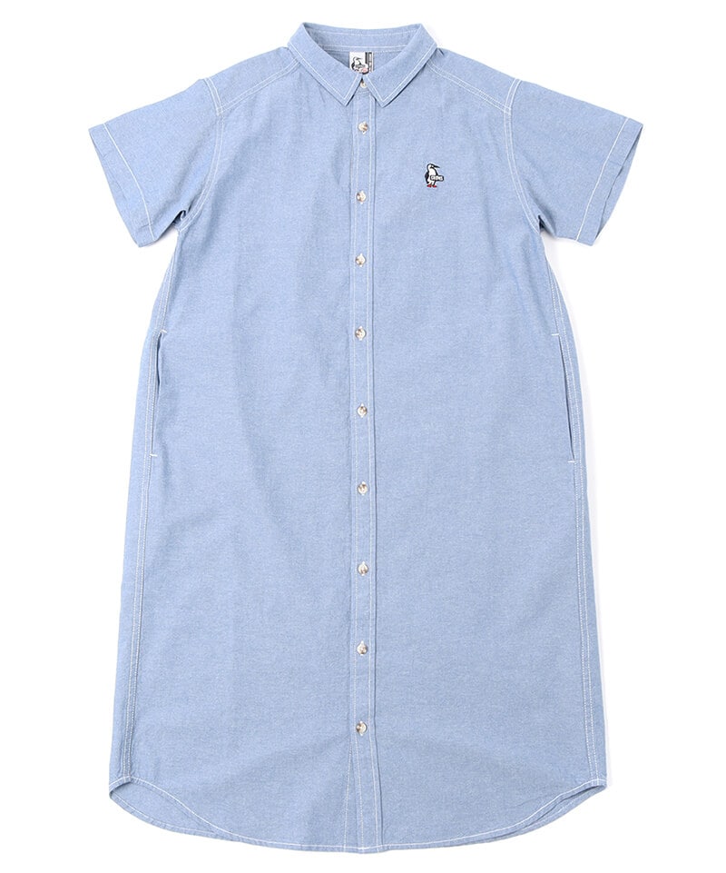 Yarn-Dyed Chambray S/S Dress/ヤーンダイドシャンブレーショートスリーブドレス(ワンピース｜シャツ)