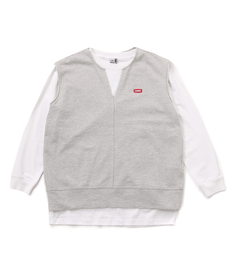 Keystone Lady's L/S Layard T-Shirt(キーストーンレディースロングスリーブレイヤードTシャツ(ロングTシャツ｜スウェット))
