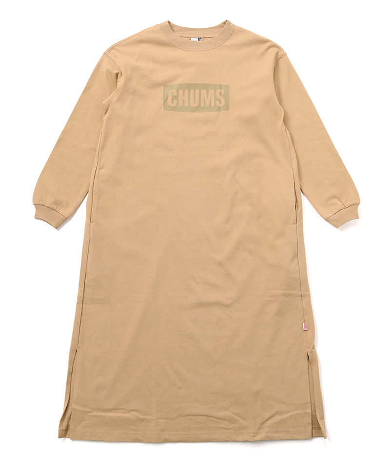 Heavy Weight CHUMS Logo L/S Dress/ヘビーウエイトチャムスロゴロング