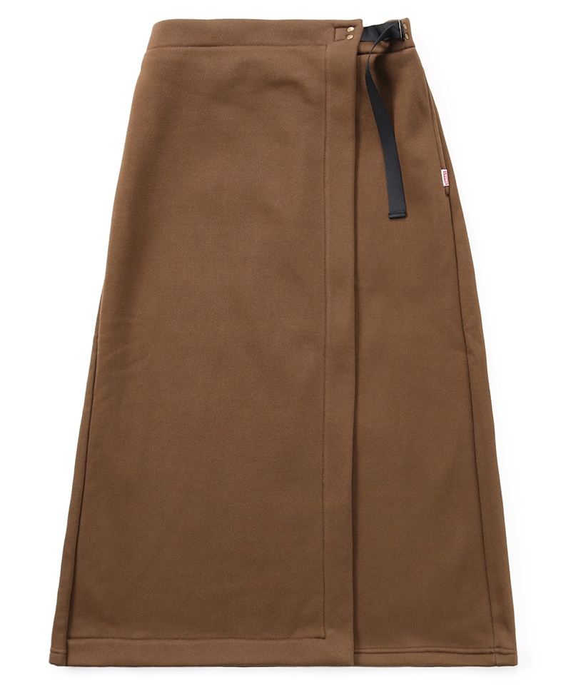Brown | ブランケットラップライクスカート