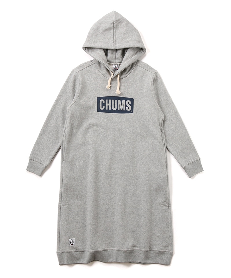 CHUMS Logo Long Parka/チャムスロゴロングパーカー(ワンピース