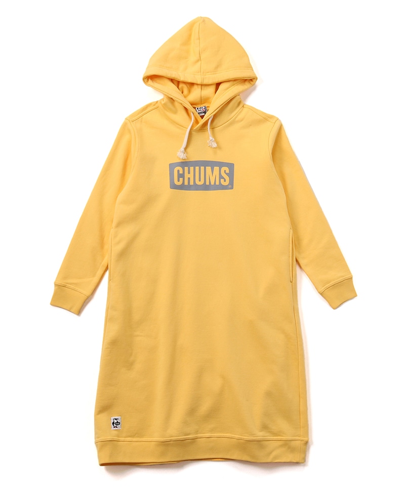 CHUMS Logo Long Parka/チャムスロゴロングパーカー(ワンピース