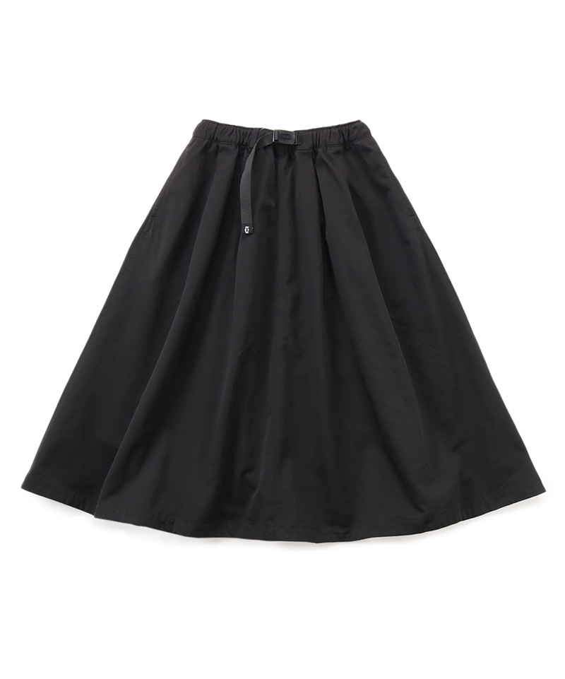 Black | ツータックワイドスカートTC