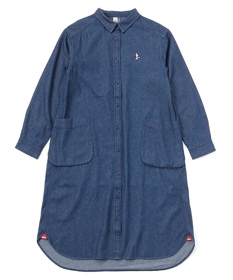 Beaver Vintage Washed Shirt OnePiece(ビーバーヴィンテージウォッシュドシャツワンピース(ワンピース))