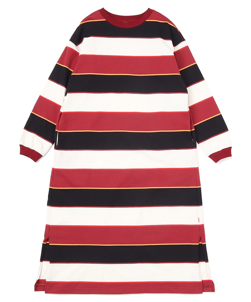 Heavy Weight Border L/S Dress(ヘビーウェイトボーダーロングスリーブドレス(ワンピース))