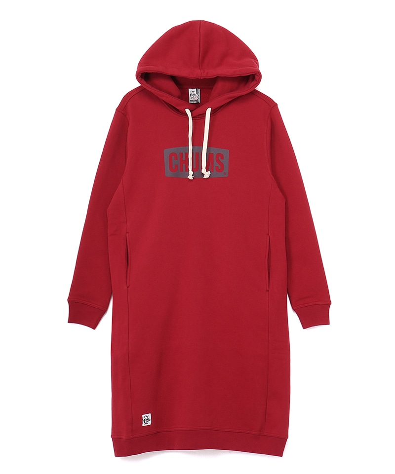 CHUMS Logo Long Parka(チャムスロゴロングパーカー(ワンピース｜スウェット))