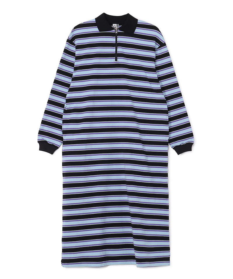 Heavy Weight Border L/S PoloDress(ヘビーウェイトボーダーロングスリーブポロドレス(ワンピース))