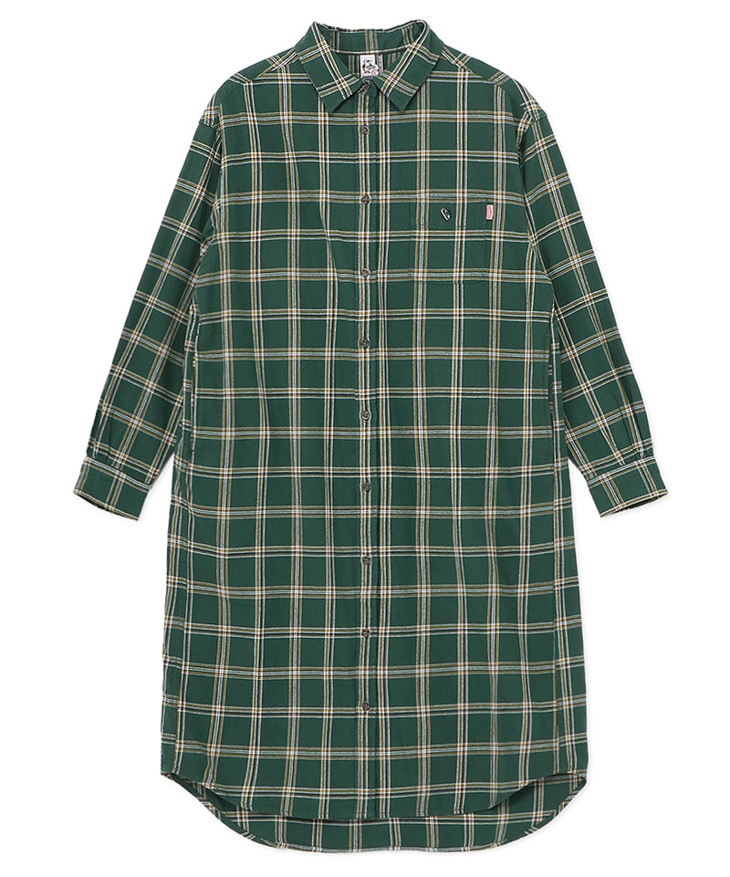 Nel Shirt One-Piece(ネルシャツワンピース(ワンピース))
