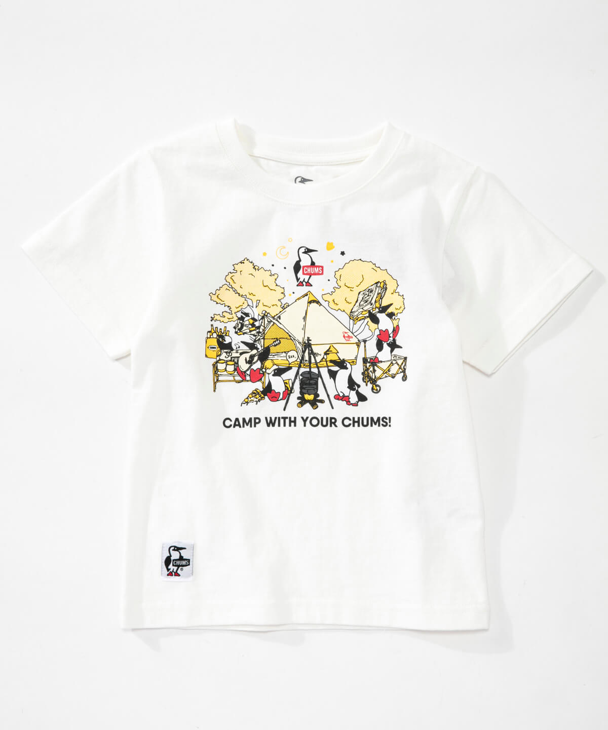 Kid S Camp With Your Chums T Shirt キッズキャンプウィズユアーチャムスtシャツ キッズ Tシャツ Kid Sm Navy キッズ Chums チャムス アウトドアファッション公式通販