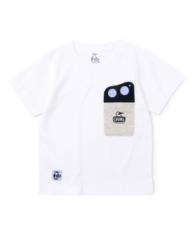 Kid S Booby Bottle Pocket T Shirt 限定 キッズブービーボトルポケットｔシャツ トップス Tシャツ Kid S M Red キッズ Chums チャムス アウトドアファッション公式通販
