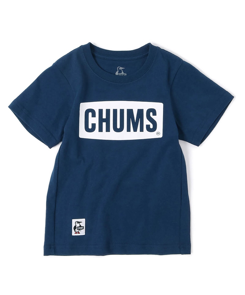 Kid S Chums Logo T Shirt キッズチャムスロゴtシャツ キッズ Tシャツ Kid Sm Sky キッズ Chums チャムス アウトドアファッション公式通販