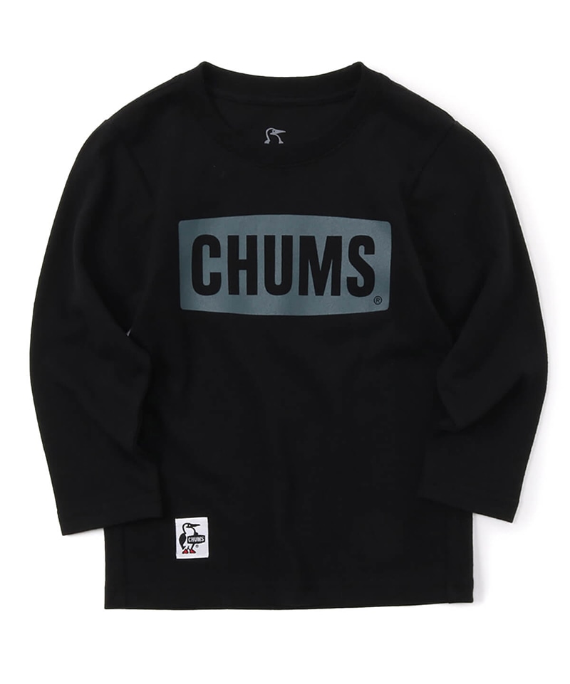 Kid S Chums Logo L S T Shirt キッズチャムスロゴロングスリーブtシャツ キッズ ロングtシャツ Kid Sm Khaki キッズ Chums チャムス アウトドアファッション公式通販