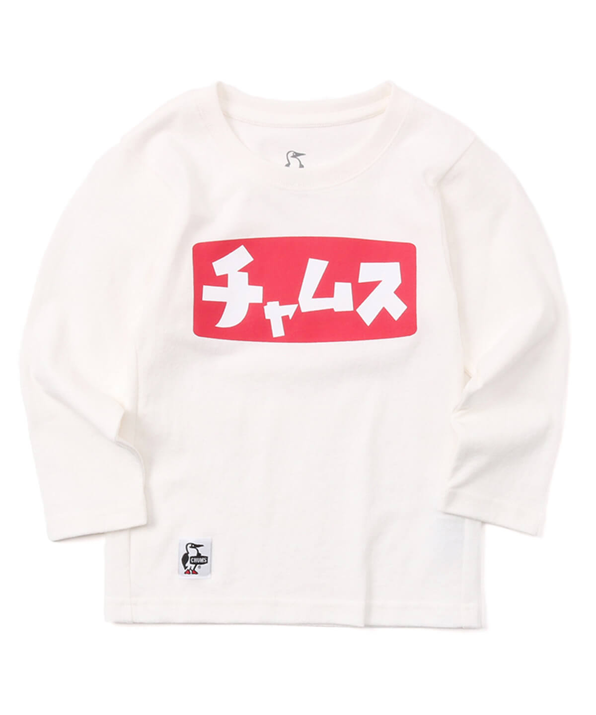 Kid S Katakana Logo L S T Shirt キッズカタカナロゴロングスリーブtシャツ キッズ ロングtシャツ Kid Sm Crazy キッズ Chums チャムス アウトドアファッション公式通販