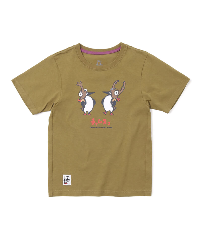 【限定】チャムスコ TWINS T(【限定】チャムスコ ツイン T(キッズ/Tシャツ))