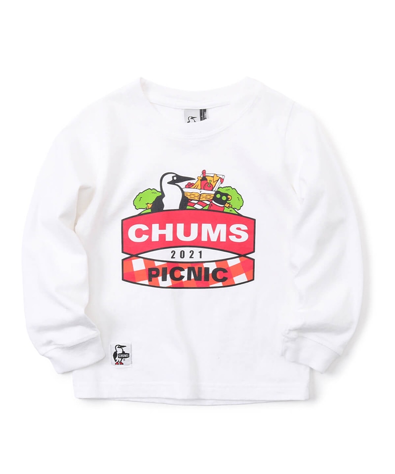 Kid's CHUMS PICNIC 2021 L/S T-Shirt(【限定】キッズチャムスピクニック2021ロングスリーブTシャツ(トップス/ロンT))