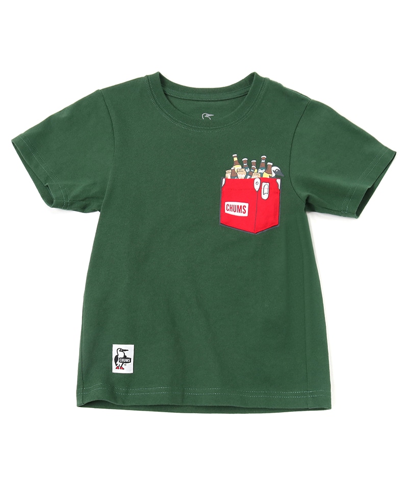 Kid's HWYC Steel Cooler Pocket T-Shirt/キッズHWYCスチールクーラーポケットTシャツ(キッズ｜Tシャツ)(Kid'sM  Lt. Blue): キッズ｜ベビーCHUMS(チャムス)|アウトドアファッション公式通販