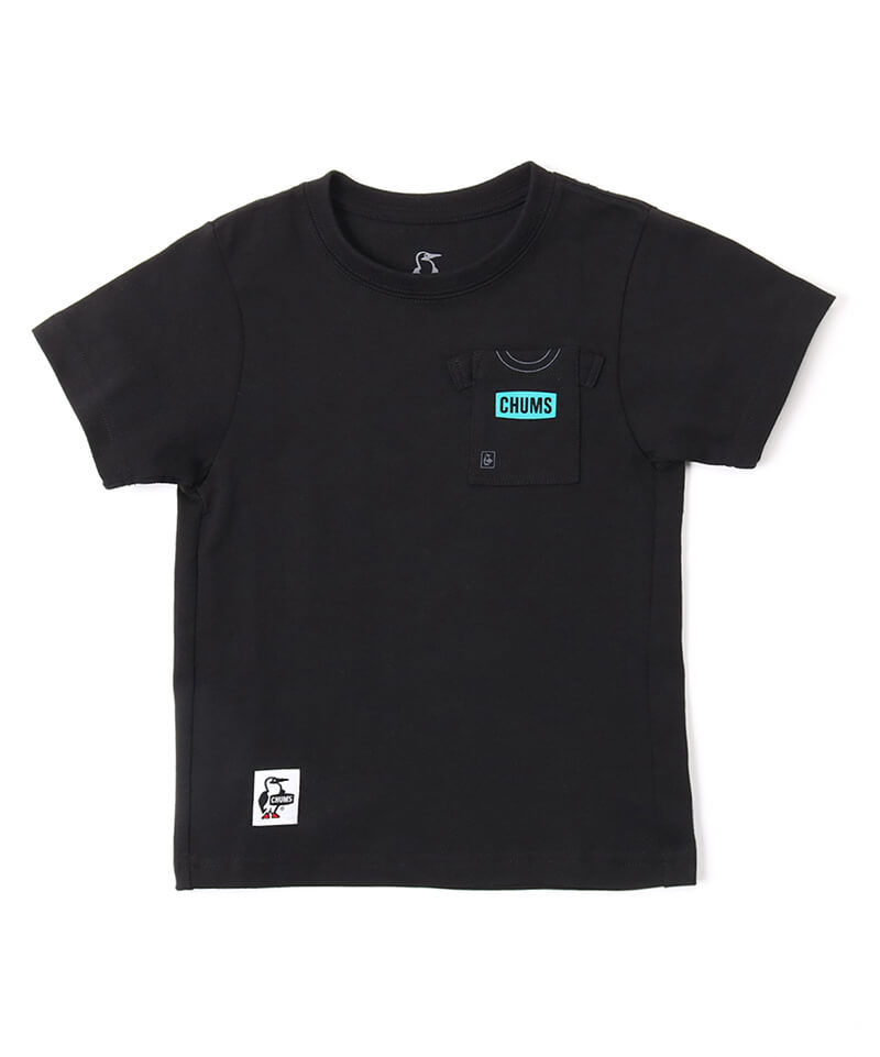 Kid's CHUMS Logo T-Shirt Pocket T-Shirt(【限定】キッズチャムスロゴTシャツポケットTシャツ(キッズ/Tシャツ))