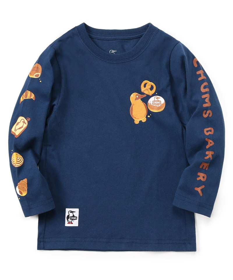 Kid's CHUMS BAKERY Brushed L/S T-Shirt/キッズチャムスベーカリー