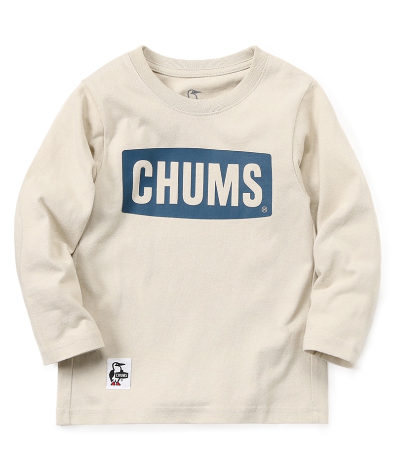 Kid's CHUMS Logo Brushed L/S T-Shirt(キッズチャムスロゴブラッシュドロングスリーブTシャツ(キッズ/ロンT/ロングTシャツ))