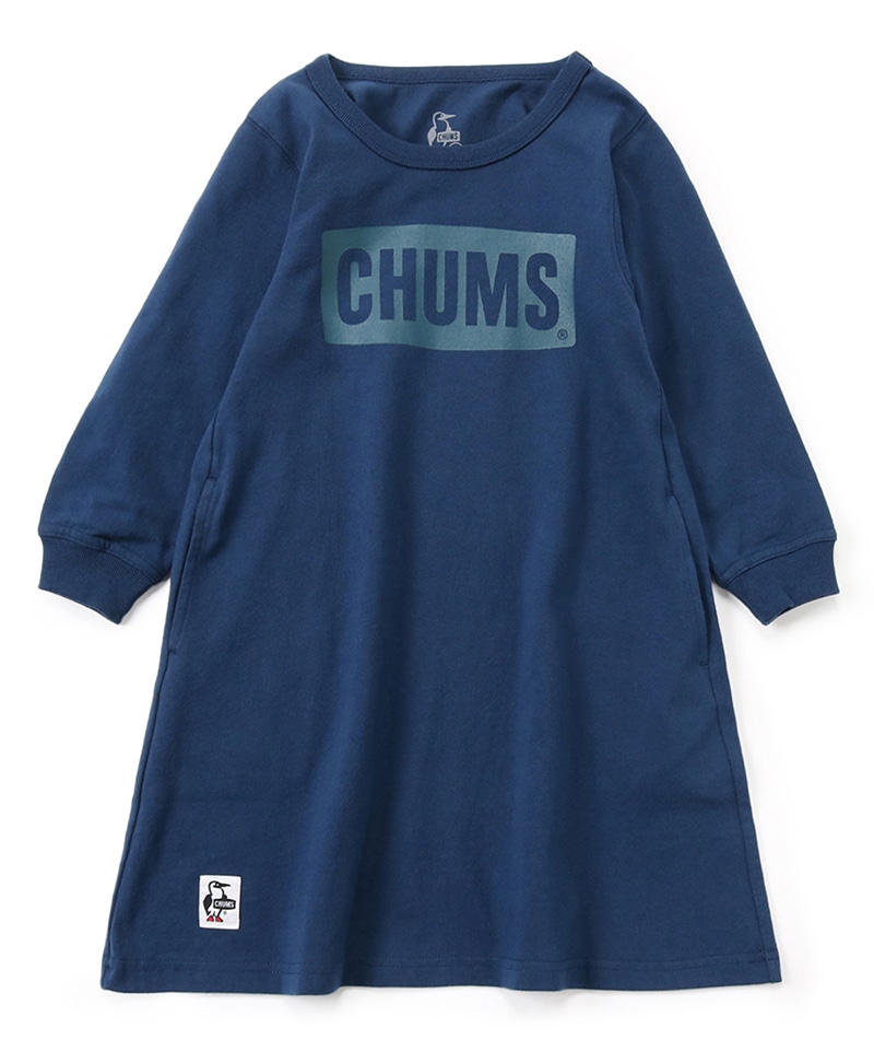 新品　CHUMS キッズ　ロゴ　ワンピース チャムス pim