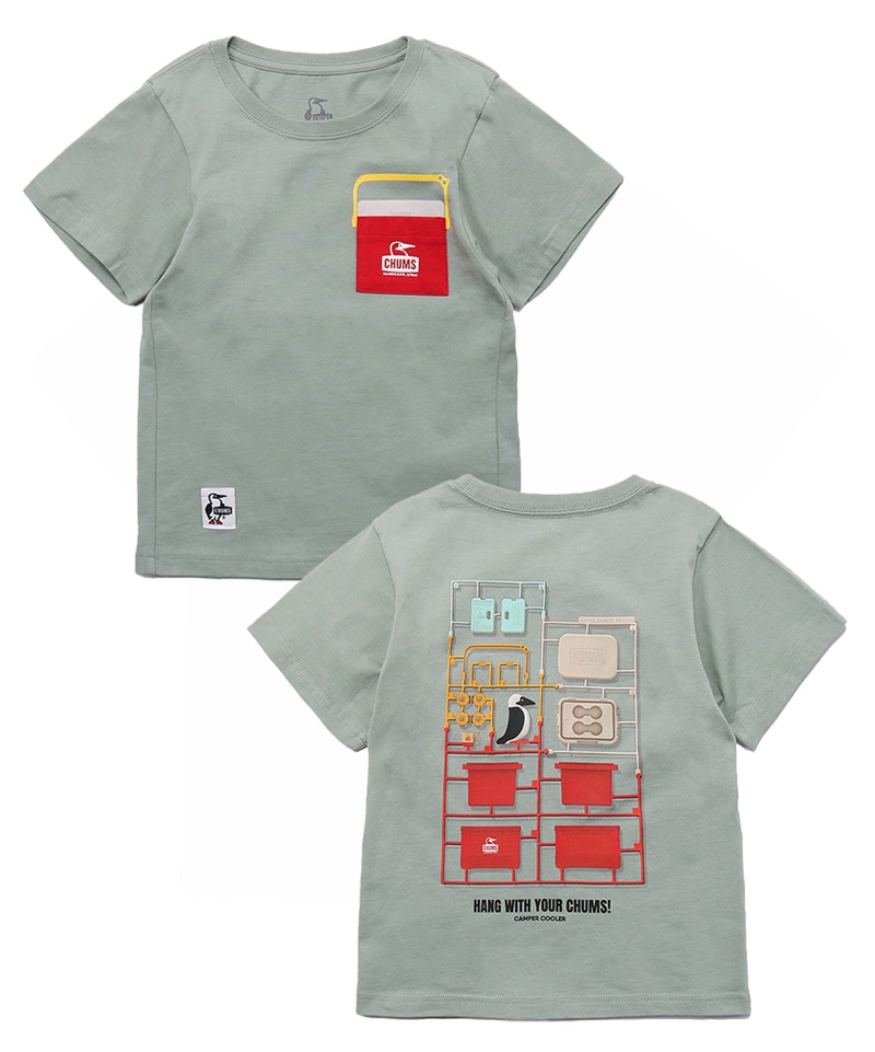Kid's Camper Cooler Pocket T-Shirt(キッズクーラーポケットTシャツ(キッズ/Tシャツ))