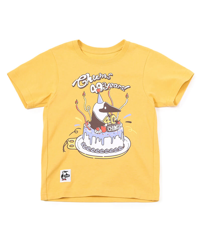 Kid's CHUMS 40 Years Cake T-Shirt(キッズチャムス40イヤーズケーキTシャツ(キッズ｜Tシャツ))
