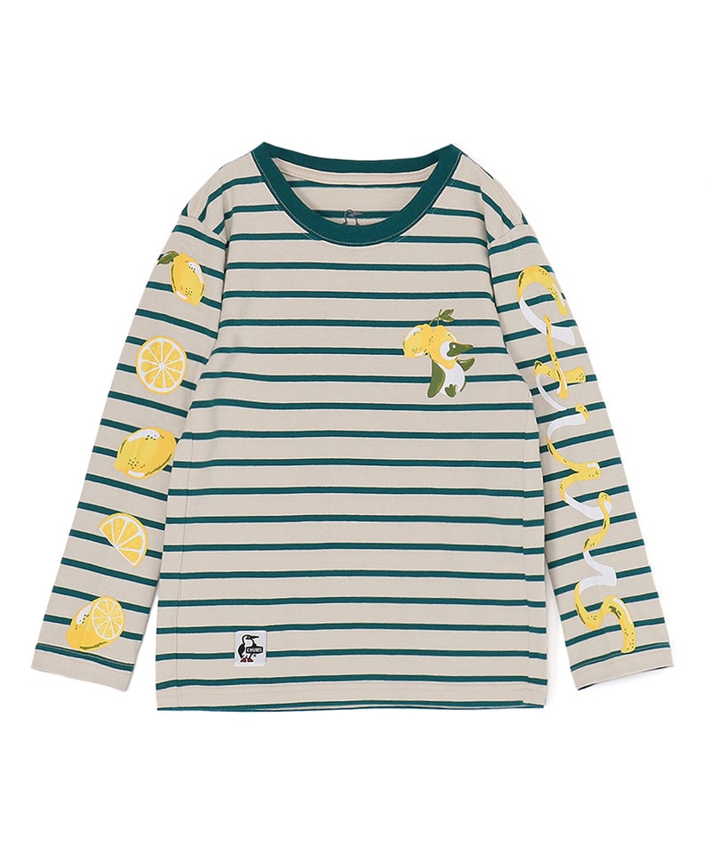 Kids CHUMS Lemon L/S T-Shirt(キッズチャムスレモンロングスリーブTシャツ(キッズ/ロンT/ロングTシャツ))