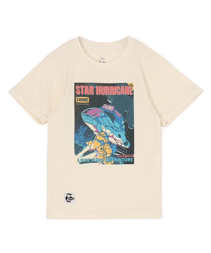 Kids CHUMS Star Hurricane T-Shirt(キッズチャムススターハリケーンTシャツ(キッズ/Tシャツ))