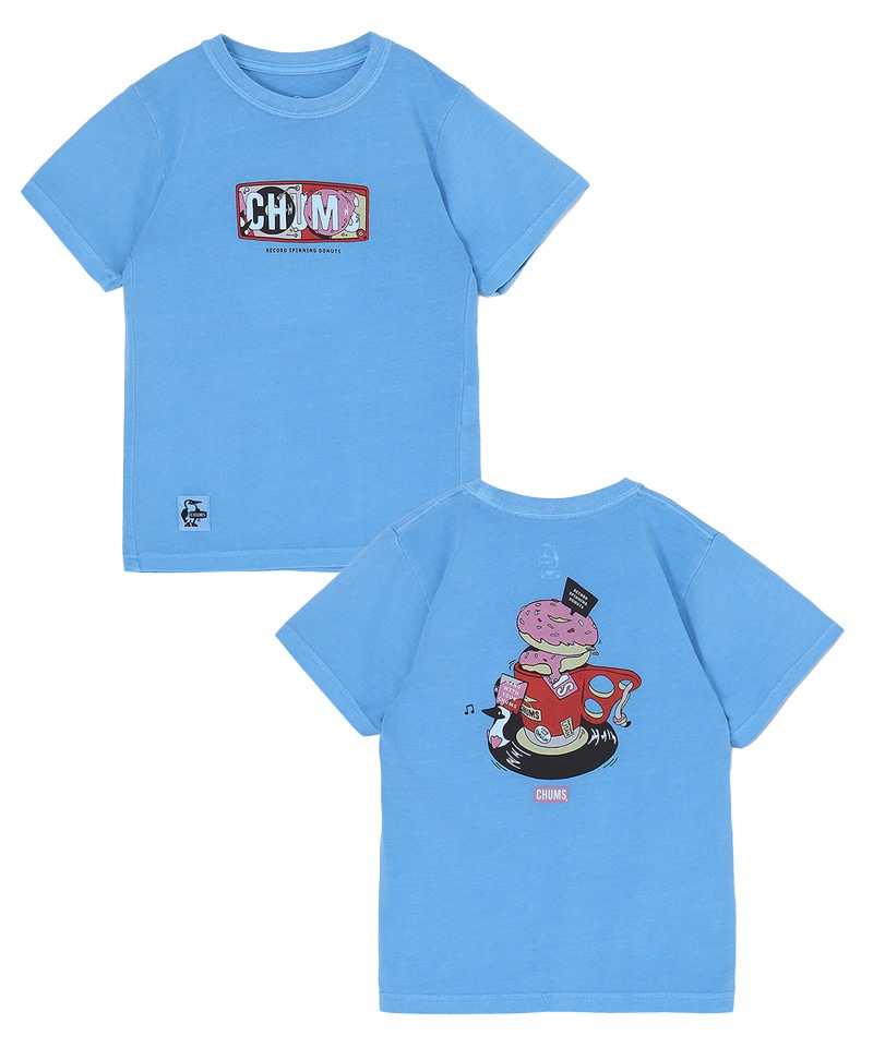 Kids CHUMS Record & Donut T-Shirt(キッズチャムスレコード＆ドーナツTシャツ(キッズ/Tシャツ))