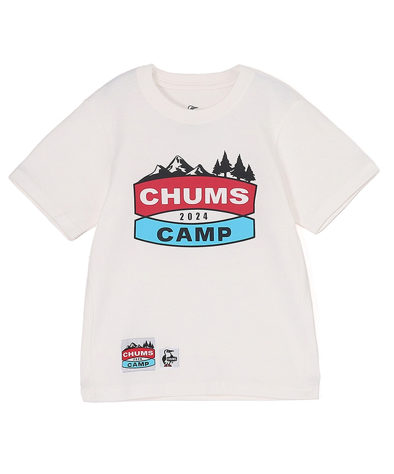 【限定】Kids CHUMS CAMP 2024 LOGO T(【限定】キッズチャムスキャンプ2024ロゴT(トップス/Tシャツ))