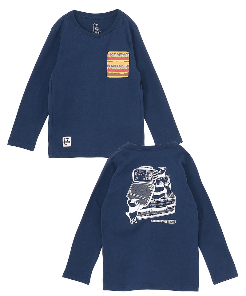【限定】Kids MultiHardCase Pocket Brushed L/S T-Shirt(【限定】キッズマルチハードケースポケットブラッシュドロングスリーブTシャツ(キッズ/ロンT/ロングスリーブTシャツ))