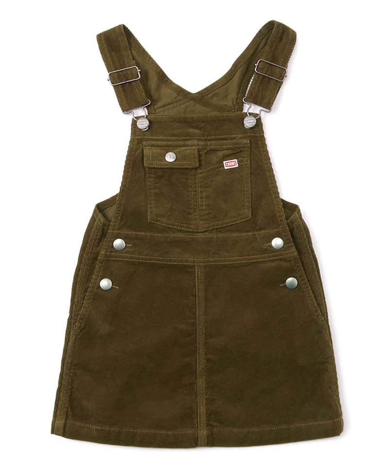 Kid's All Over The Corduroy Overall Skirt(キッズオールオーバーザコーデュロイオーバーオールスカート(キッズ/オーバーオール/サロペット))