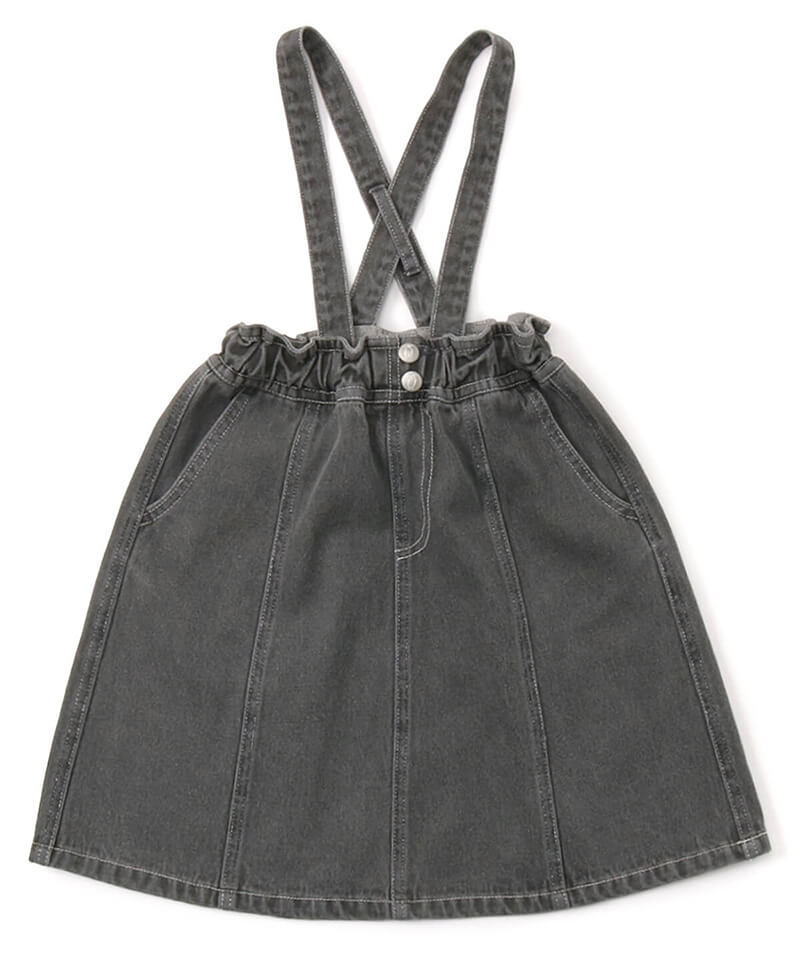 Kid's Suspenders Denim Skirt(キッズサスペンダーズデニムスカート(キッズ/ボトムス))