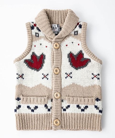 Kids Park City Cowichan Vest(キッズパークシティカウチンベスト(キッズ/アウター))